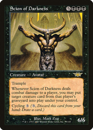 Scion of Darkness [Legions] | Exor Games Truro