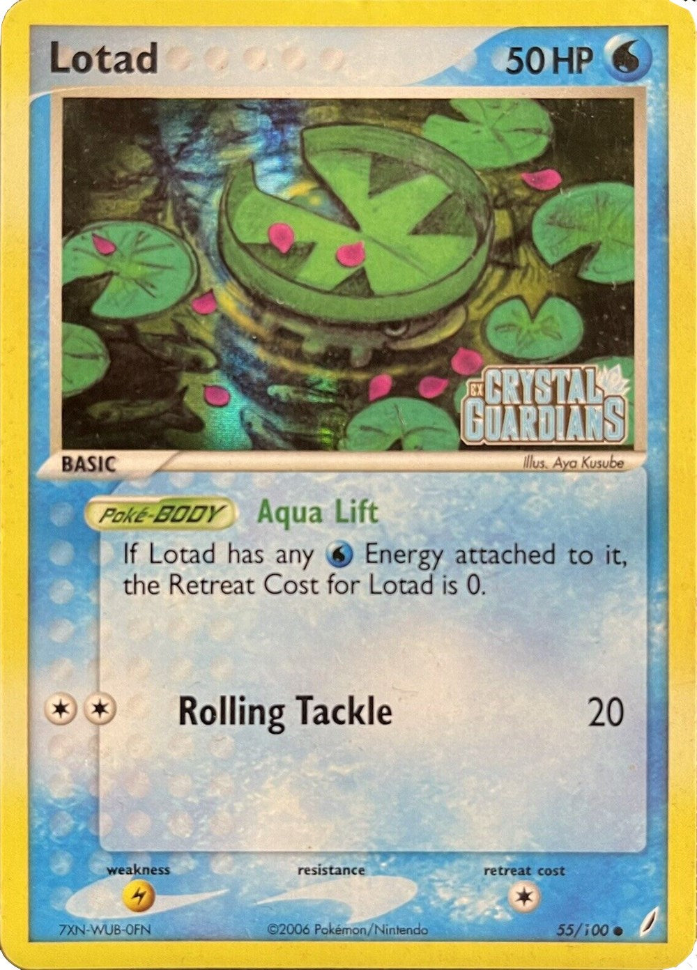 Lotad (055/100) (Theme Deck Exclusive) [EX: Crystal Guardians] | Exor Games Truro