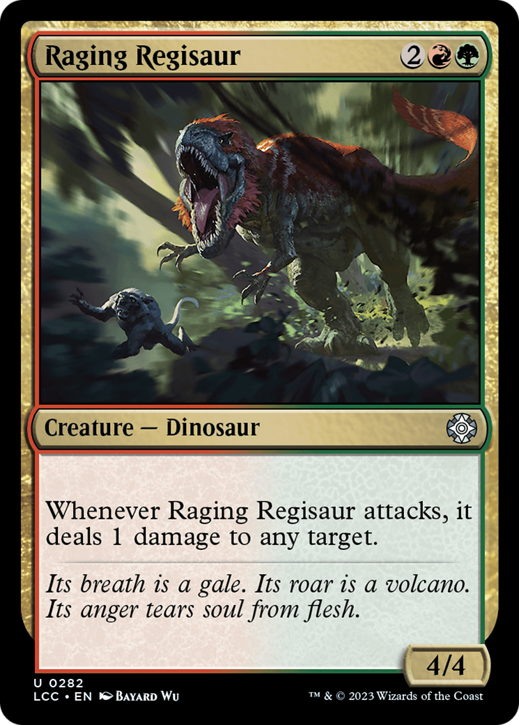 Raging Regisaur [The Lost Caverns of Ixalan Commander] | Exor Games Truro