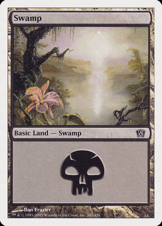 Swamp (341) [Eighth Edition] | Exor Games Truro