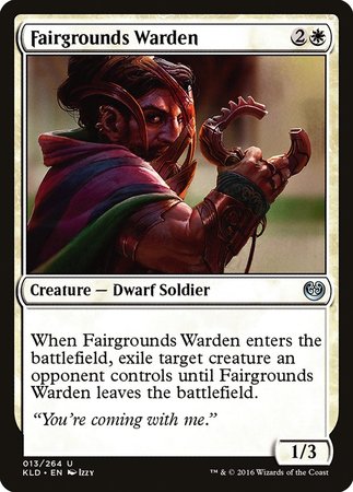 Fairgrounds Warden [Kaladesh] | Exor Games Truro