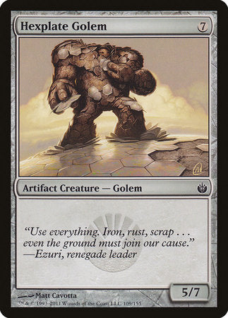 Hexplate Golem [Mirrodin Besieged] | Exor Games Truro
