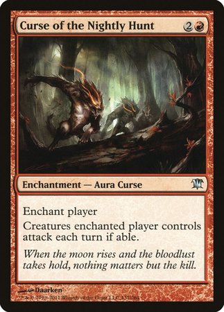 Curse of the Nightly Hunt [Innistrad] | Exor Games Truro
