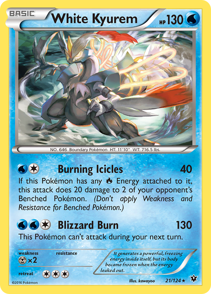 White Kyurem (21/124) [XY: Fates Collide] | Exor Games Truro