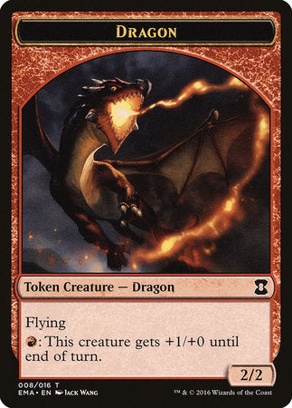 Dragon Token [Eternal Masters Tokens] | Exor Games Truro