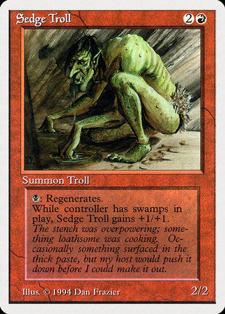 Sedge Troll [Summer Magic / Edgar] | Exor Games Truro
