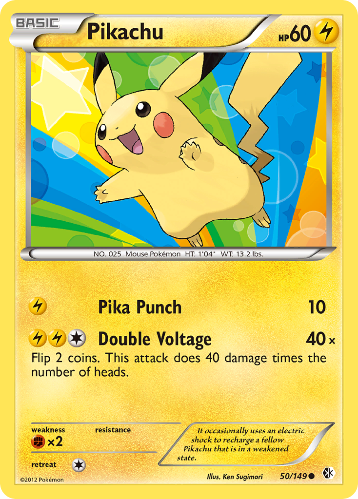 Pikachu (50/149) [Black & White: Boundaries Crossed] | Exor Games Truro