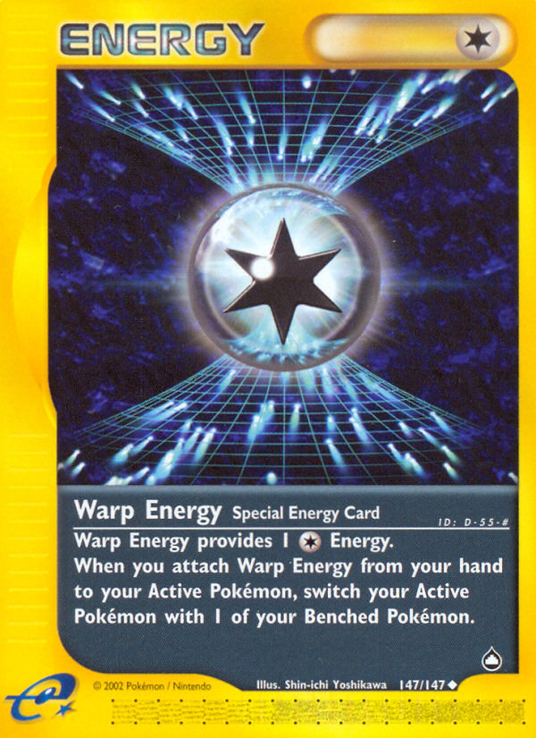 Warp Energy (147/147) [Aquapolis] | Exor Games Truro
