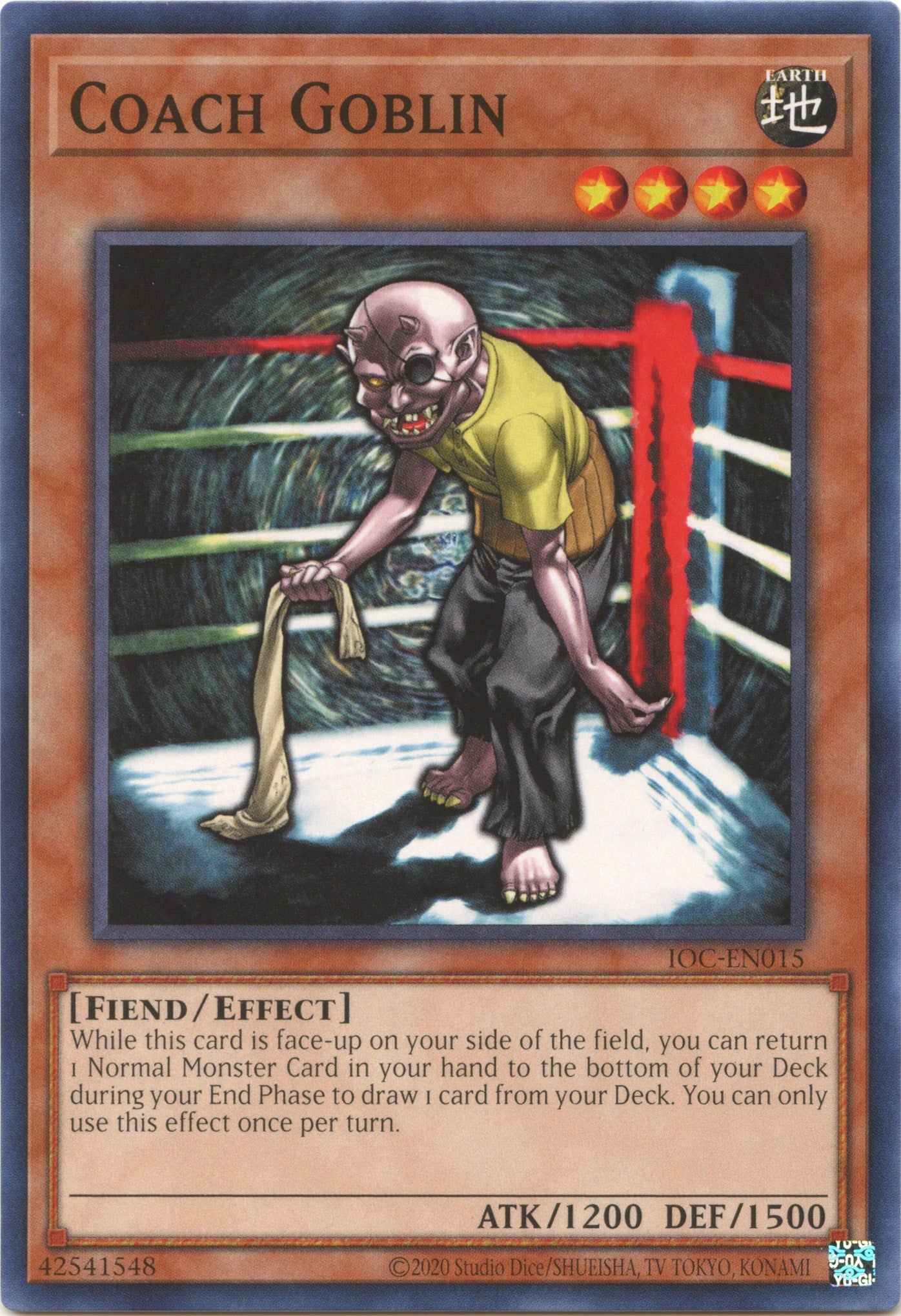 Coach Goblin (25th Anniversary) [IOC-EN015] Common | Exor Games Truro