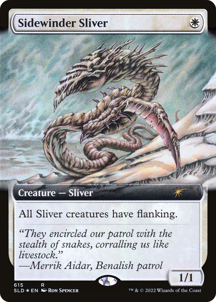 Sidewinder Sliver (Extended Art) [Secret Lair Drop Promos] | Exor Games Truro