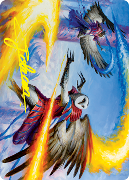 Teach by Example Art Card (Gold-Stamped Signature) [Strixhaven: School of Mages Art Series] | Exor Games Truro