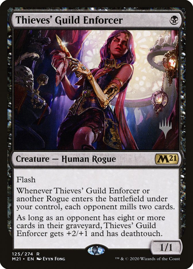 Thieves' Guild Enforcer (Promo Pack) [Core Set 2021 Promos] | Exor Games Truro