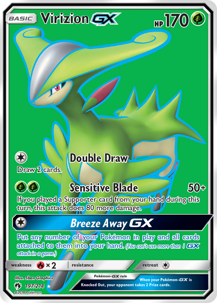 Virizion GX (197/214) [Sun & Moon: Lost Thunder] | Exor Games Truro