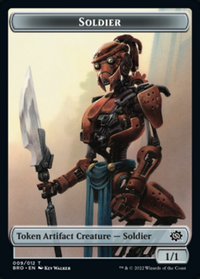 Soldier Token (009) [The Brothers' War Tokens] | Exor Games Truro