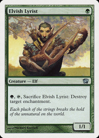 Elvish Lyrist [Eighth Edition] | Exor Games Truro