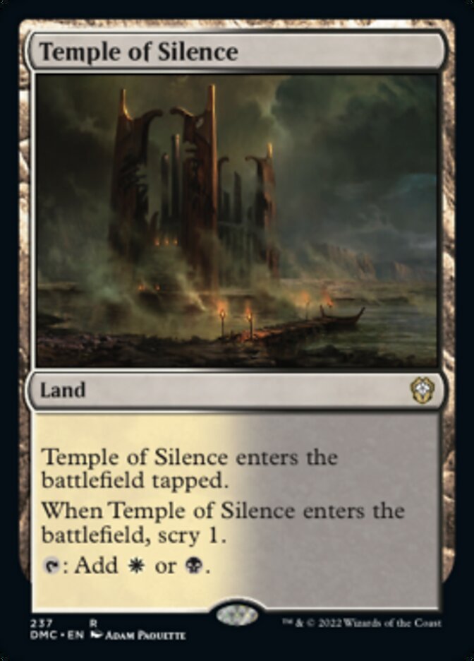 Temple of Silence [Dominaria United Commander] | Exor Games Truro