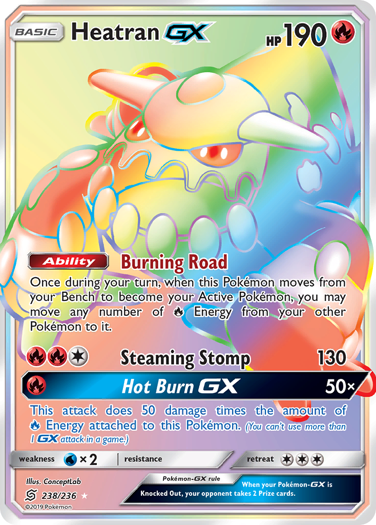 Heatran GX (238/236) [Sun & Moon: Unified Minds] | Exor Games Truro