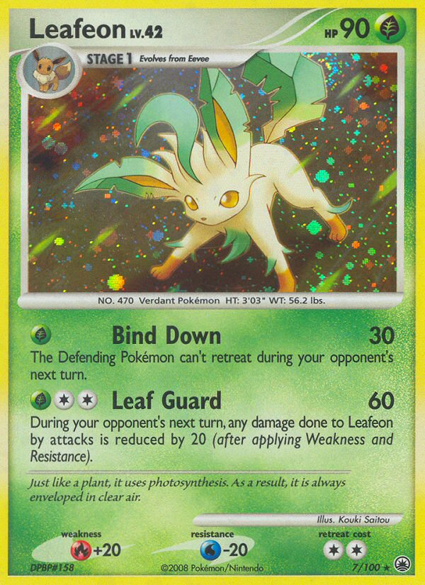 Leafeon (7/100) [Diamond & Pearl: Majestic Dawn] | Exor Games Truro