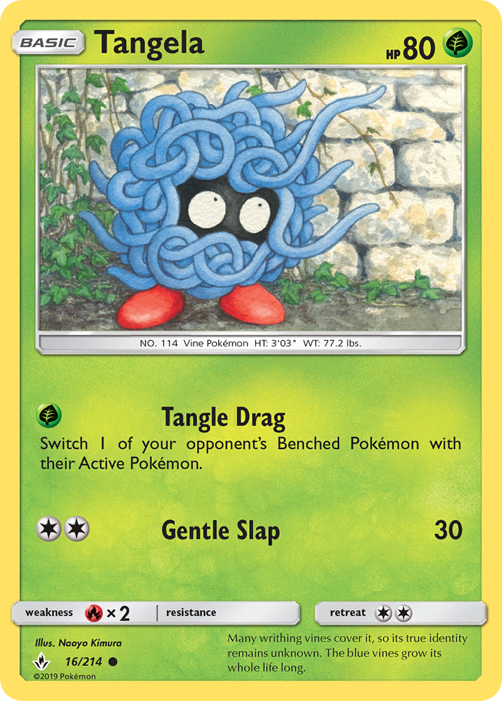 Tangela (16/214) [Sun & Moon: Unbroken Bonds] | Exor Games Truro