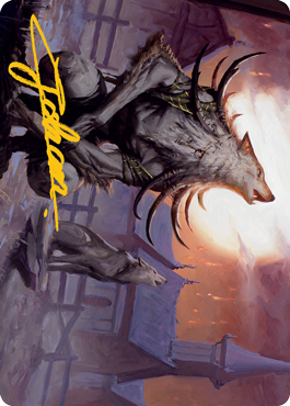 Lord of the Ulvenwald Art Card (Gold-Stamped Signature) [Innistrad: Midnight Hunt Art Series] | Exor Games Truro