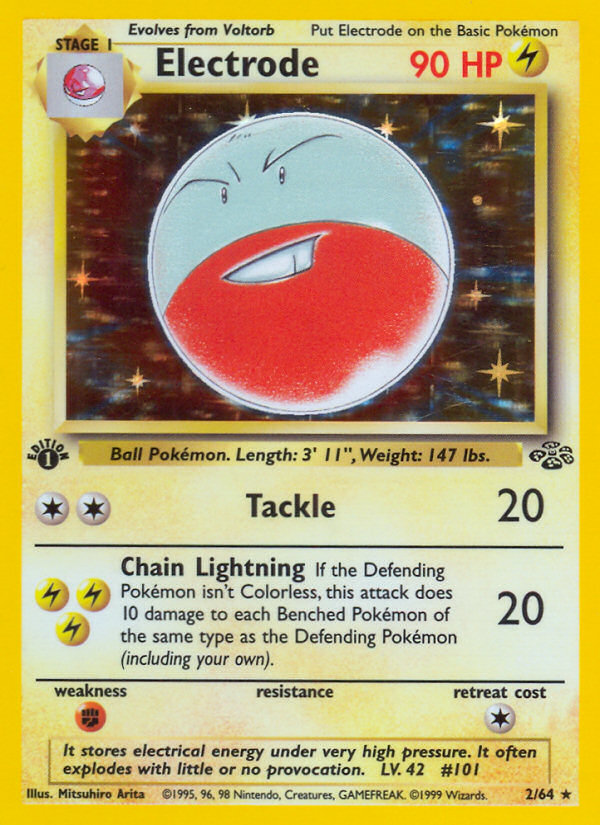 Electrode (2/64) [Jungle 1st Edition] | Exor Games Truro