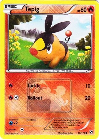 Tepig (15/114) (League Promo) [Black & White: Base Set] | Exor Games Truro