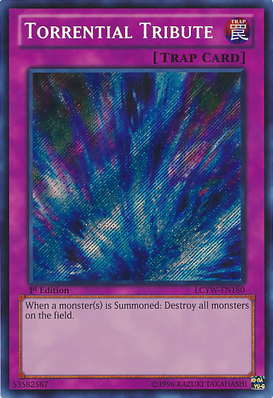 Torrential Tribute [LCYW-EN180] Secret Rare | Exor Games Truro