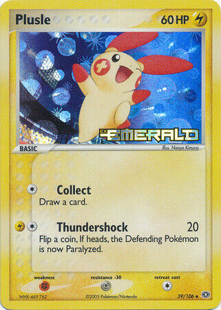 Plusle (39/106) (Stamped) [EX: Emerald] | Exor Games Truro