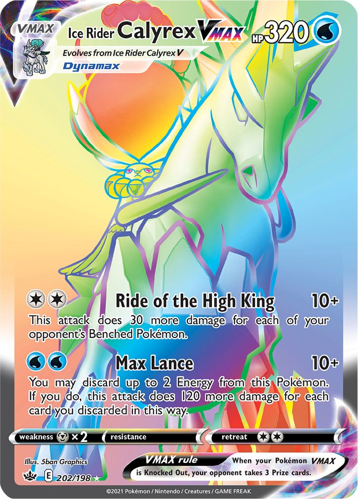 Ice Rider Calyrex VMAX (202/198) [Sword & Shield: Chilling Reign] | Exor Games Truro