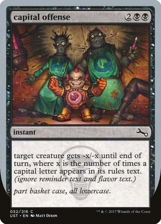 capital offense [Unstable] | Exor Games Truro