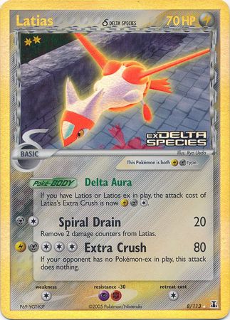 Latias (8/113) (Delta Species) (Stamped) [EX: Delta Species] | Exor Games Truro