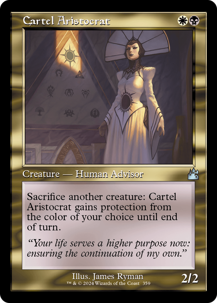 Cartel Aristocrat (Retro Frame) [Ravnica Remastered] | Exor Games Truro