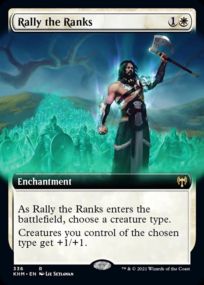 Rally the Ranks (Extended Art) [Kaldheim] | Exor Games Truro