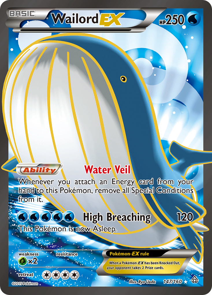 Wailord EX (147/160) [XY: Primal Clash] | Exor Games Truro