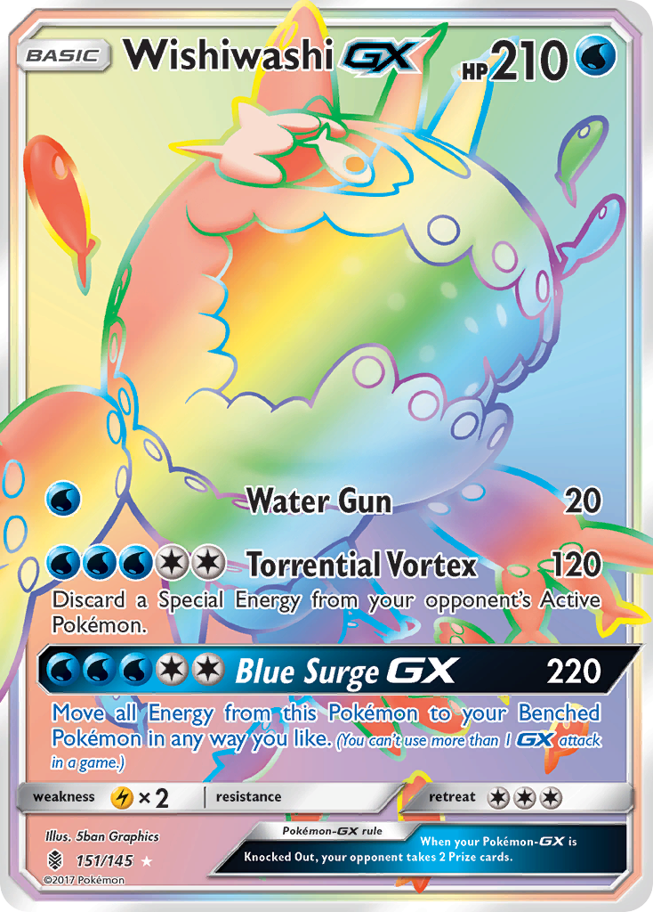 Wishiwashi GX (151/145) [Sun & Moon: Guardians Rising] | Exor Games Truro