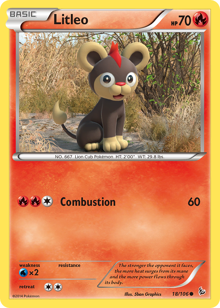 Litleo (18/106) [XY: Flashfire] | Exor Games Truro