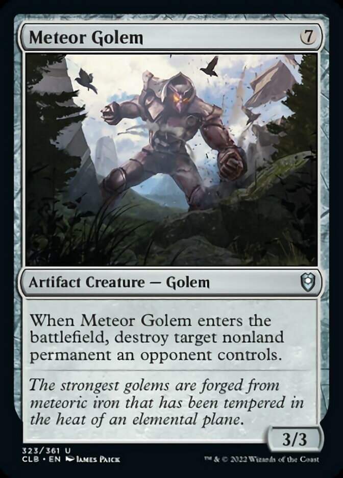 Meteor Golem [Commander Legends: Battle for Baldur's Gate] | Exor Games Truro