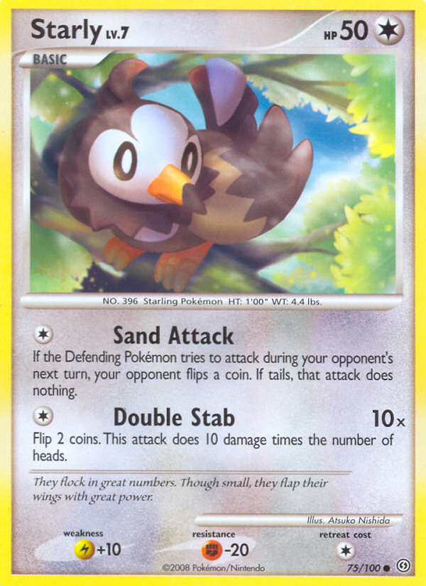 Starly (75/100) [Diamond & Pearl: Stormfront] | Exor Games Truro