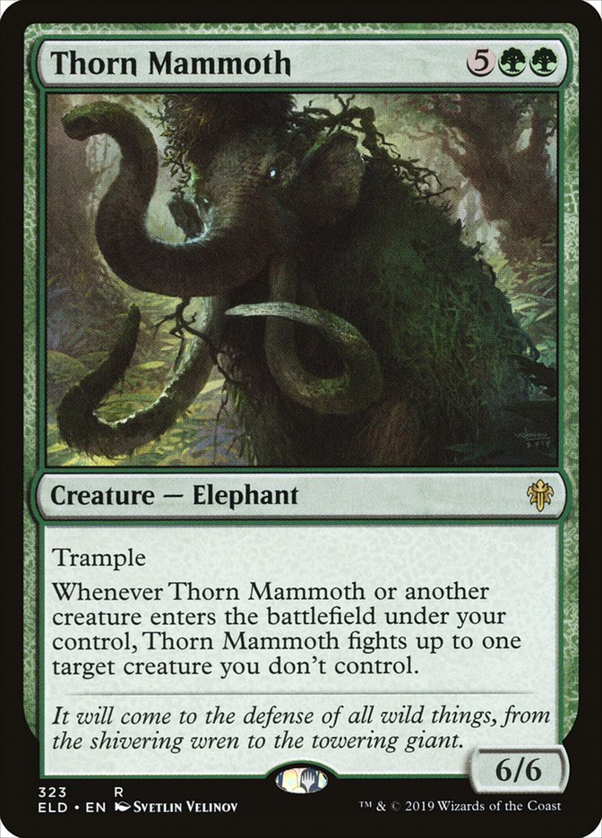 Thorn Mammoth [Throne of Eldraine] | Exor Games Truro