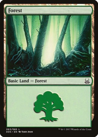 Forest (63) [Duel Decks: Mind vs. Might] | Exor Games Truro