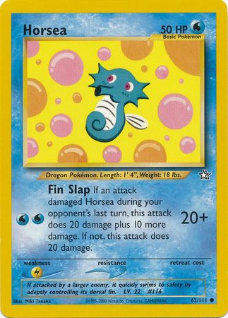 Horsea (62/111) [Neo Genesis Unlimited] | Exor Games Truro