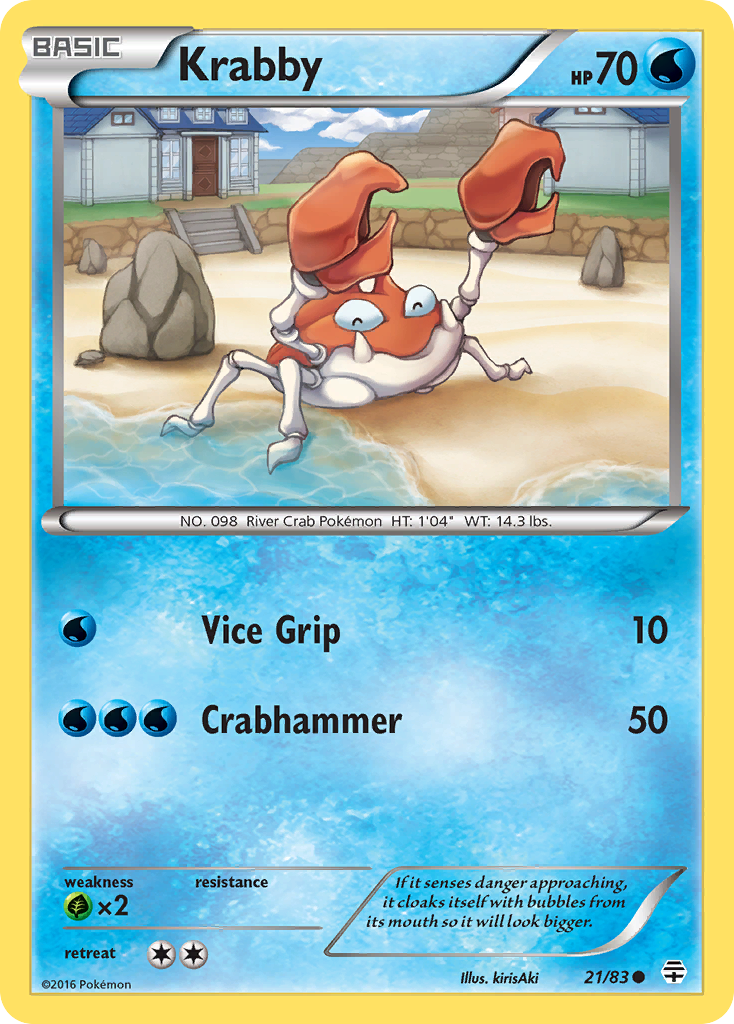 Krabby (21/83) [XY: Generations] | Exor Games Truro