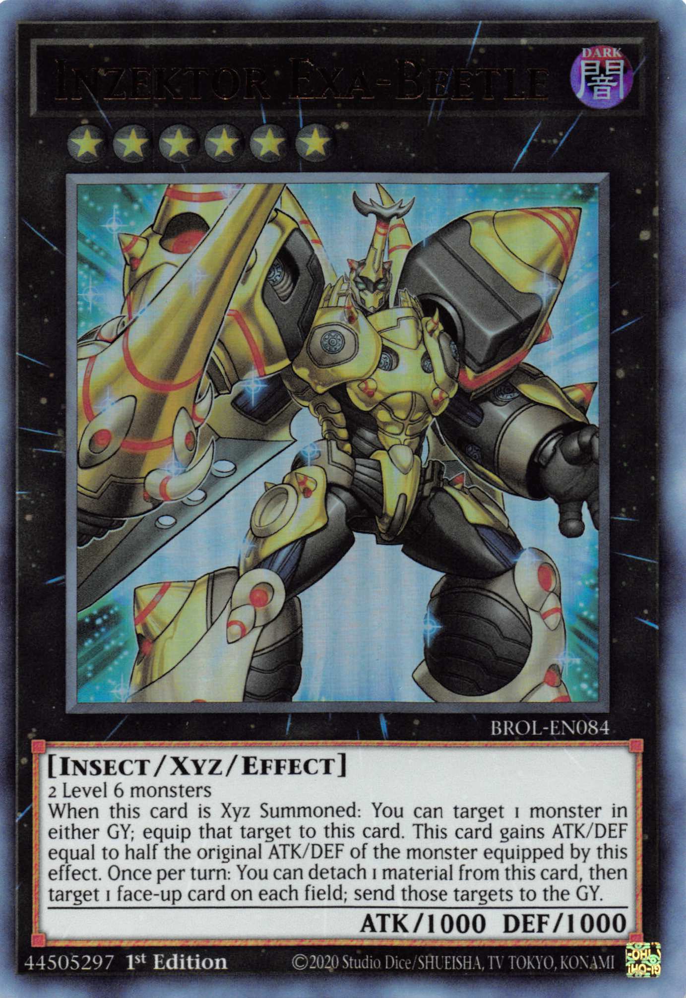 Inzektor Exa-Beetle [BROL-EN084] Ultra Rare | Exor Games Truro