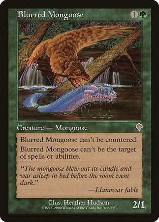 Blurred Mongoose [Invasion] | Exor Games Truro