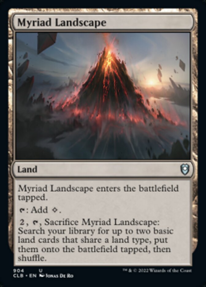 Myriad Landscape [Commander Legends: Battle for Baldur's Gate] | Exor Games Truro