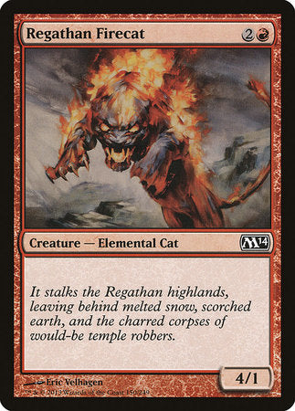 Regathan Firecat [Magic 2014] | Exor Games Truro