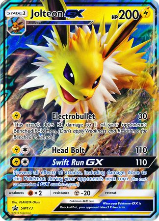 Jolteon GX (SM173) (Jumbo Card) [Sun & Moon: Black Star Promos] | Exor Games Truro