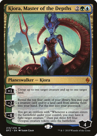 Kiora, Master of the Depths [Battle for Zendikar] | Exor Games Truro