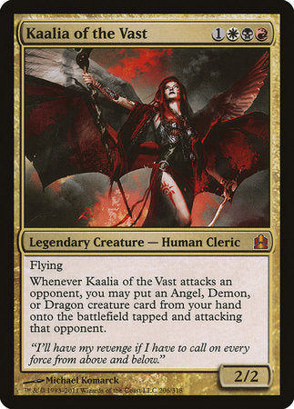 Kaalia of the Vast [Commander 2011] | Exor Games Truro