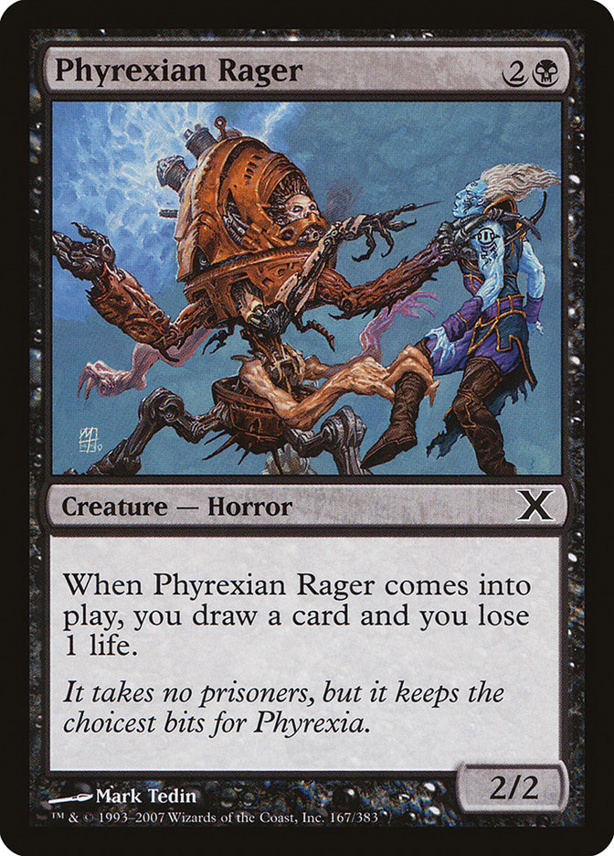 Phyrexian Rager [Tenth Edition] | Exor Games Truro